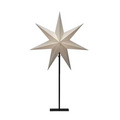 Adventsstjärna Vit m/metallfot Ø50 x H80 cm Konstsmide